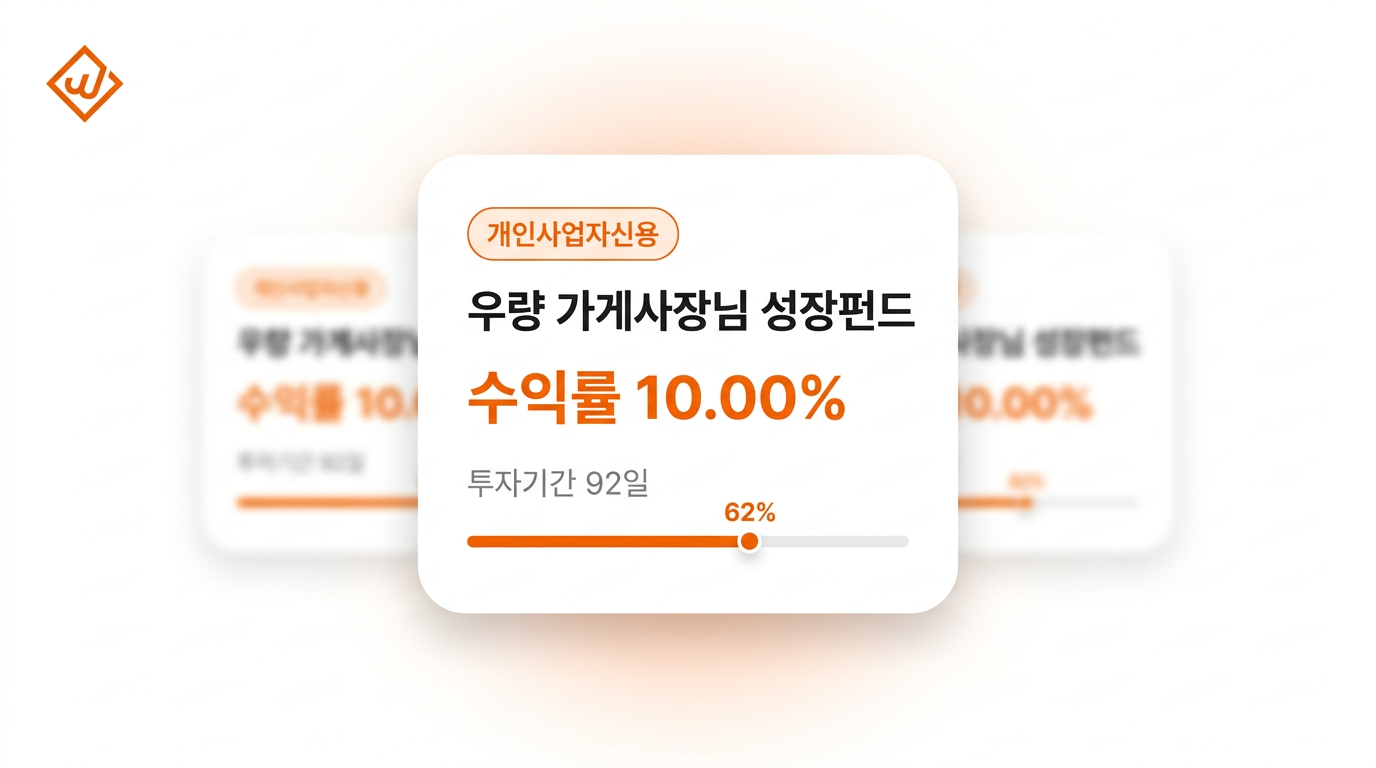 윙크스톤 투자 상품 분석 개인사업자신용 채권 수익률 10% 구조 - 윙크스톤파트너스
