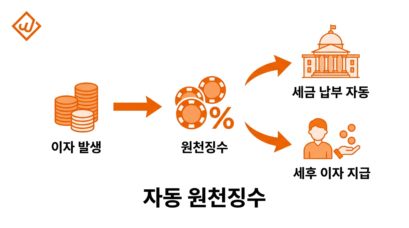 P2P 이자소득세 원천징수 자동 처리 흐름 세금 - 윙크스톤파트너스