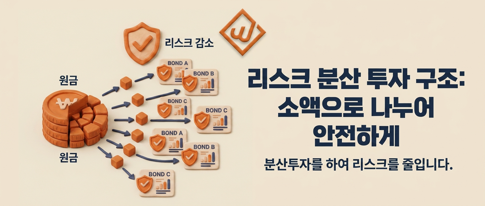 투자 분산으로 리스크 줄이는 구조