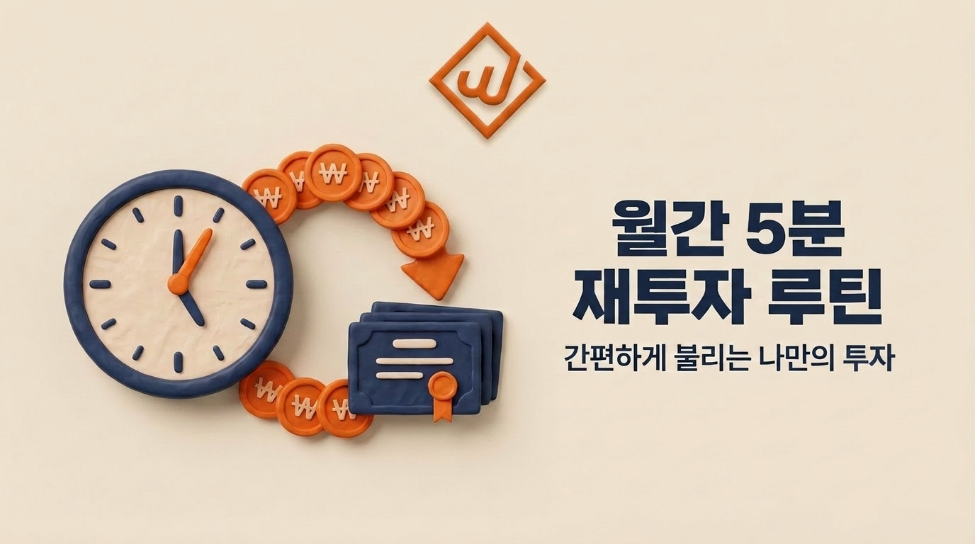 월 5분 직접 재투자 루틴